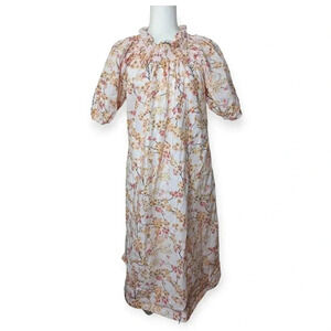 J. Crew Nap Dress Light Pink Floral Cottagecore Demure